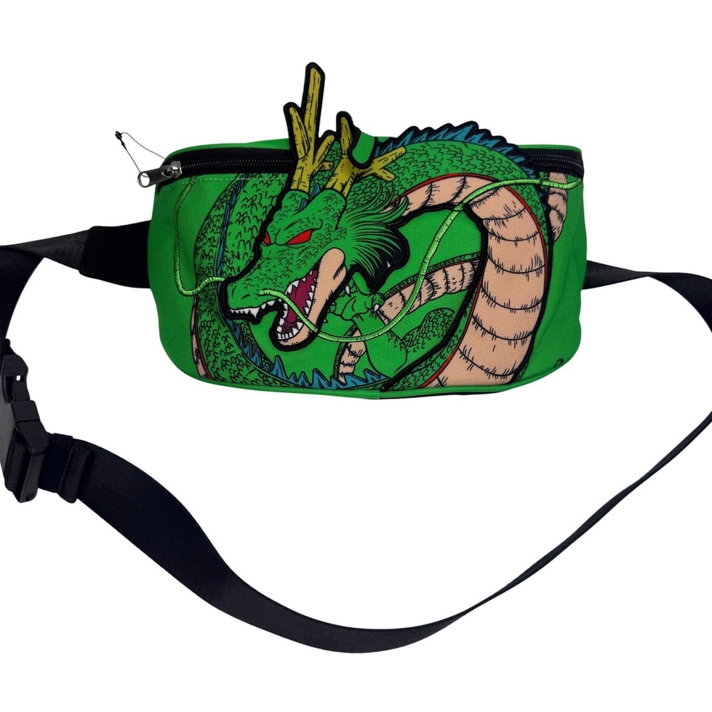 Loungefly Dragon Ball Z Shenron Green Fanny Pack Bag Embroidered Anime NWOT -BH